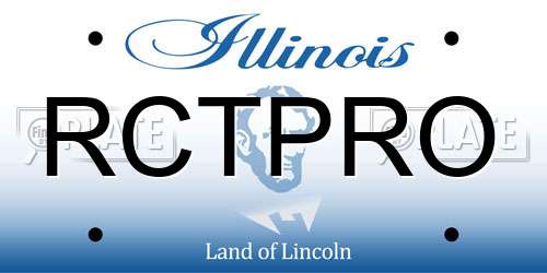RCTPRO Illinois License Plate