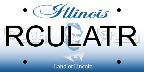RCULATR Illinois License Plate