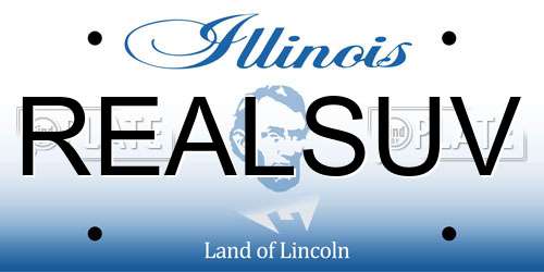 REALSUV Illinois License Plate