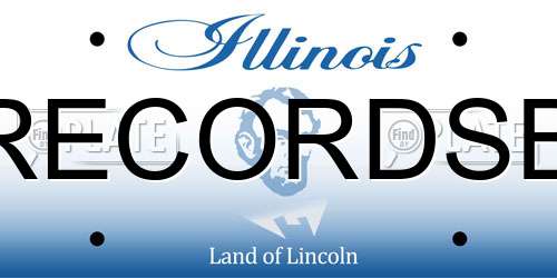 RECORDSB Illinois License Plate