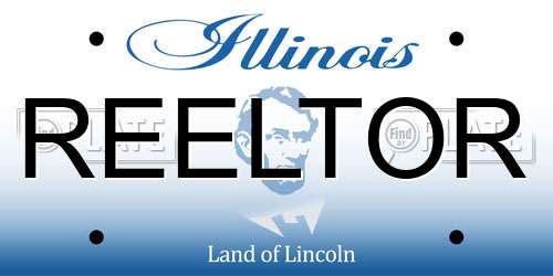 REELTOR Illinois License Plate