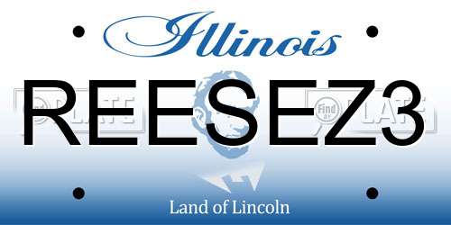 REESEZ3 Illinois License Plate