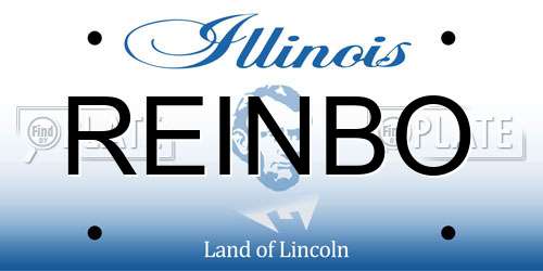 REINBO Illinois License Plate