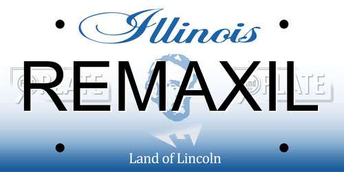 REMAXIL Illinois License Plate
