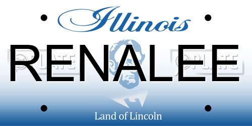 RENALEE Illinois License Plate