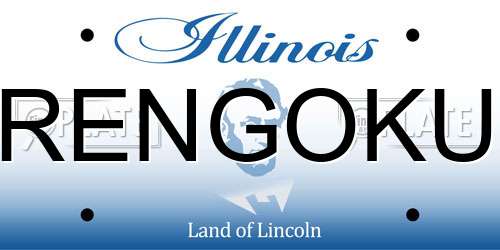 RENGOKU Illinois License Plate