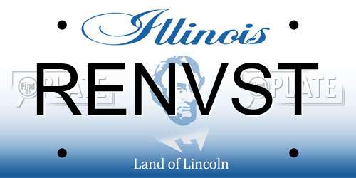 RENVST Illinois License Plate
