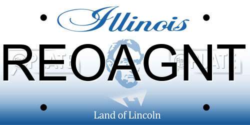 REOAGNT Illinois License Plate