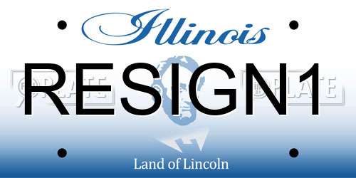 RESIGN1 Illinois License Plate