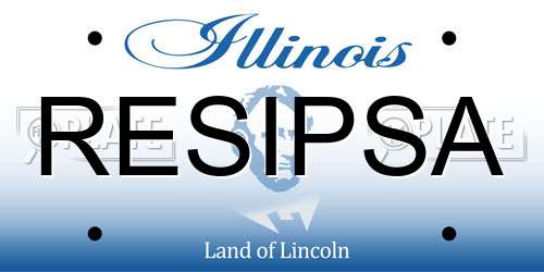 RESIPSA Illinois License Plate