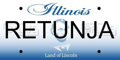 RETUNJA Illinois License Plate