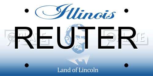 REUTER Illinois License Plate