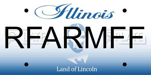RFARMFF Illinois License Plate