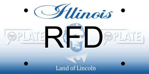 RFD Illinois License Plate
