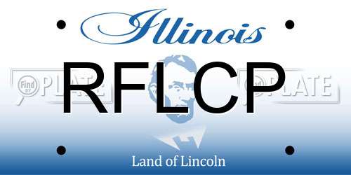 RFLCP Illinois License Plate