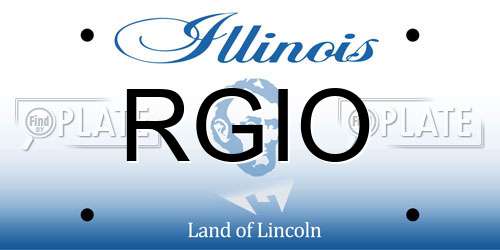 RGIO Illinois License Plate