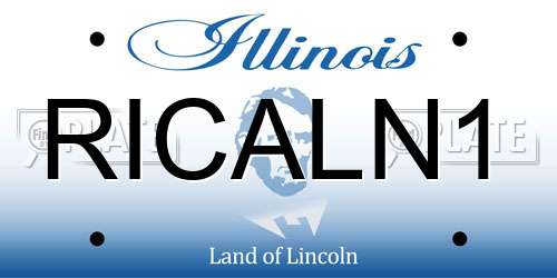 RICALN1 Illinois License Plate