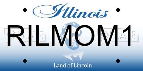 RILMOM1 Illinois License Plate