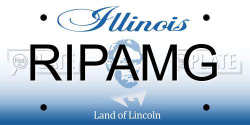 RIPAMG Illinois License Plate