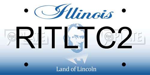 RITLTC2 Illinois License Plate