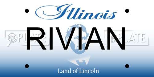 RIVIAN Illinois License Plate