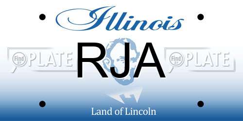 RJA Illinois License Plate