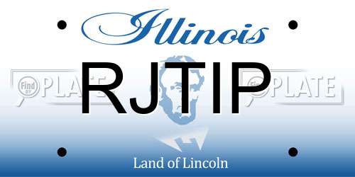 RJTIP Illinois License Plate