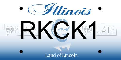 RKCK1 Illinois License Plate