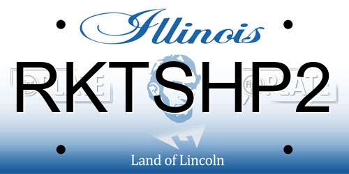 RKTSHP2 Illinois License Plate