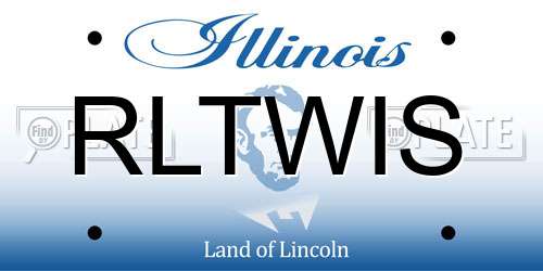 RLTWIS Illinois License Plate