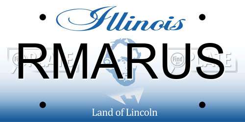 RMARUS Illinois License Plate