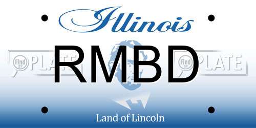 RMBD Illinois License Plate