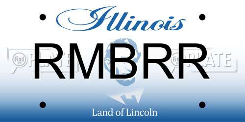 RMBRR Illinois License Plate