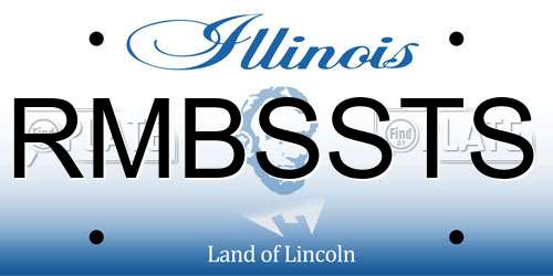 RMBSSTS Illinois License Plate