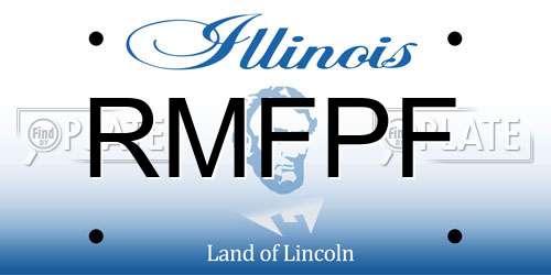 RMFPF Illinois License Plate