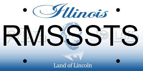 RMSSSTS Illinois License Plate