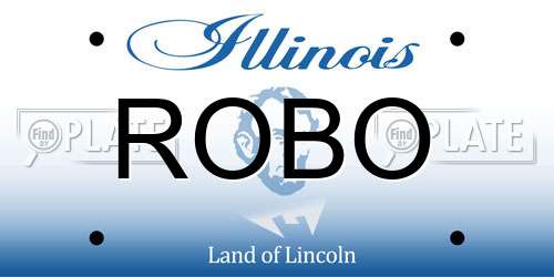 ROBO Illinois License Plate