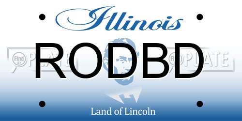 RODBD Illinois License Plate