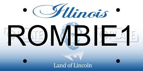 ROMBIE1 Illinois License Plate
