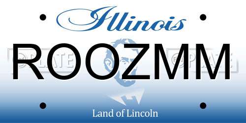 ROOZMM Illinois License Plate