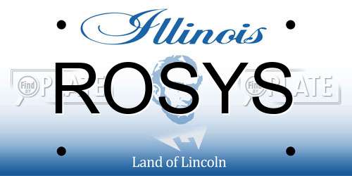 ROSYS Illinois License Plate