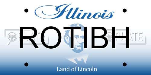 ROTIBH Illinois License Plate