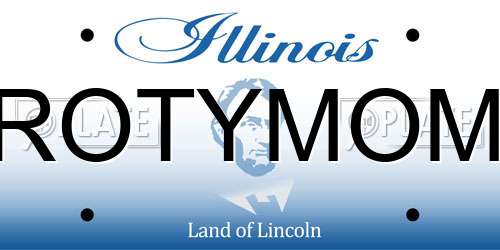 ROTYMOM Illinois License Plate