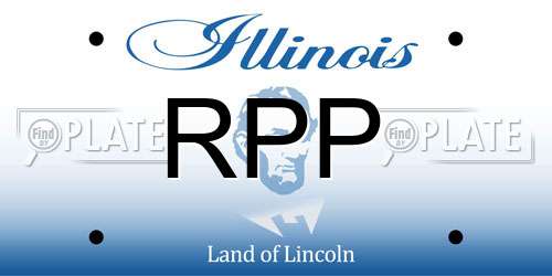 RPP Illinois License Plate
