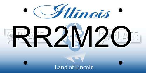 RR2M2O Illinois License Plate