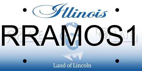 RRAMOS1 Illinois License Plate
