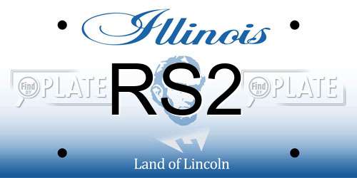 RS2 Illinois License Plate