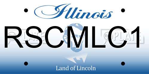 RSCMLC1 Illinois License Plate
