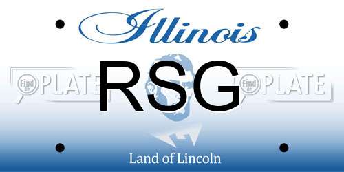 RSG Illinois License Plate