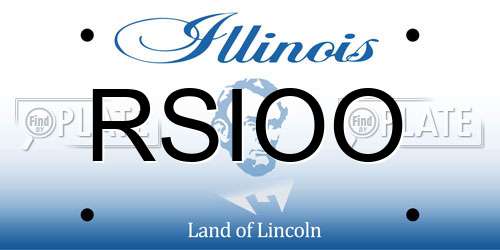 RSIOO Illinois License Plate